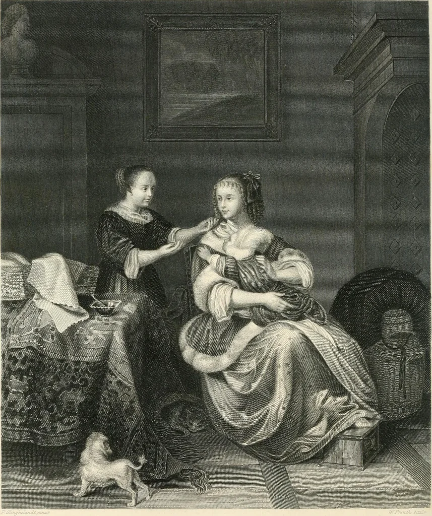 An illustration from The galleries of Vienna; a selection of engravings after the most celebrated pictures in the Imperial gallery of the Belvedere, and from other renowned collections in Vienna. With descriptive text, 1867, leaf 222