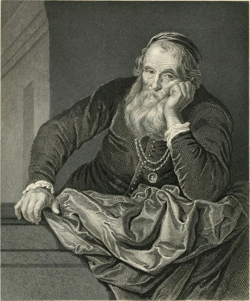 An illustration from The galleries of Vienna; a selection of engravings after the most celebrated pictures in the Imperial gallery of the Belvedere, and from other renowned collections in Vienna. With descriptive text, 1867, leaf 268