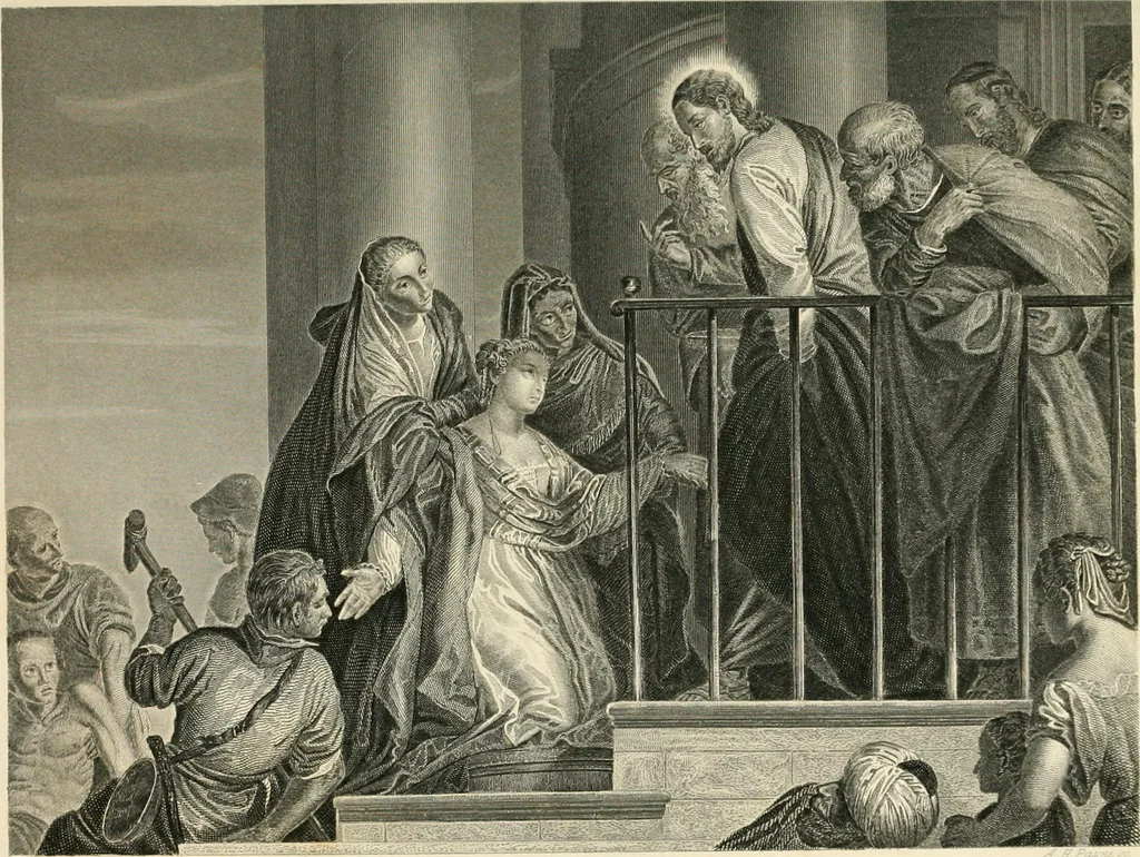 An illustration from The galleries of Vienna; a selection of engravings after the most celebrated pictures in the Imperial gallery of the Belvedere, and from other renowned collections in Vienna. With descriptive text, 1867, leaf 287