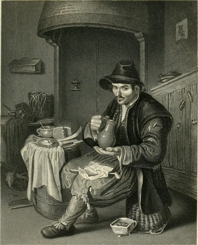 An illustration from The galleries of Vienna; a selection of engravings after the most celebrated pictures in the Imperial gallery of the Belvedere, and from other renowned collections in Vienna. With descriptive text, 1867, leaf 321