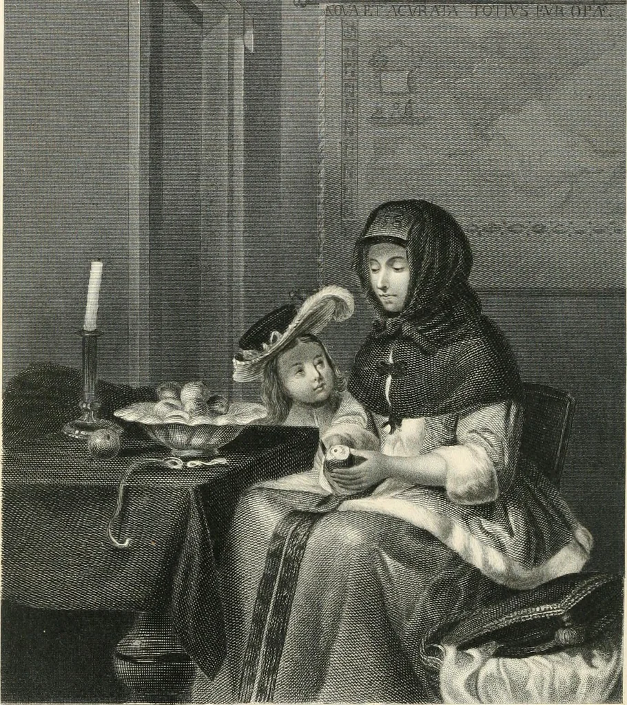 An illustration from The galleries of Vienna; a selection of engravings after the most celebrated pictures in the Imperial gallery of the Belvedere, and from other renowned collections in Vienna. With descriptive text, 1867, leaf 326