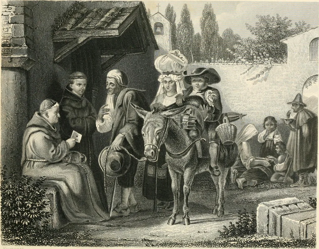 An illustration from The galleries of Vienna; a selection of engravings after the most celebrated pictures in the Imperial gallery of the Belvedere, and from other renowned collections in Vienna. With descriptive text, 1867, leaf 406