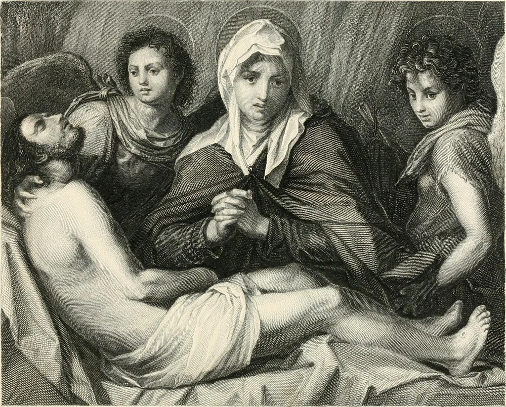An illustration from The galleries of Vienna; a selection of engravings after the most celebrated pictures in the Imperial gallery of the Belvedere, and from other renowned collections in Vienna. With descriptive text, 1867, leaf 498