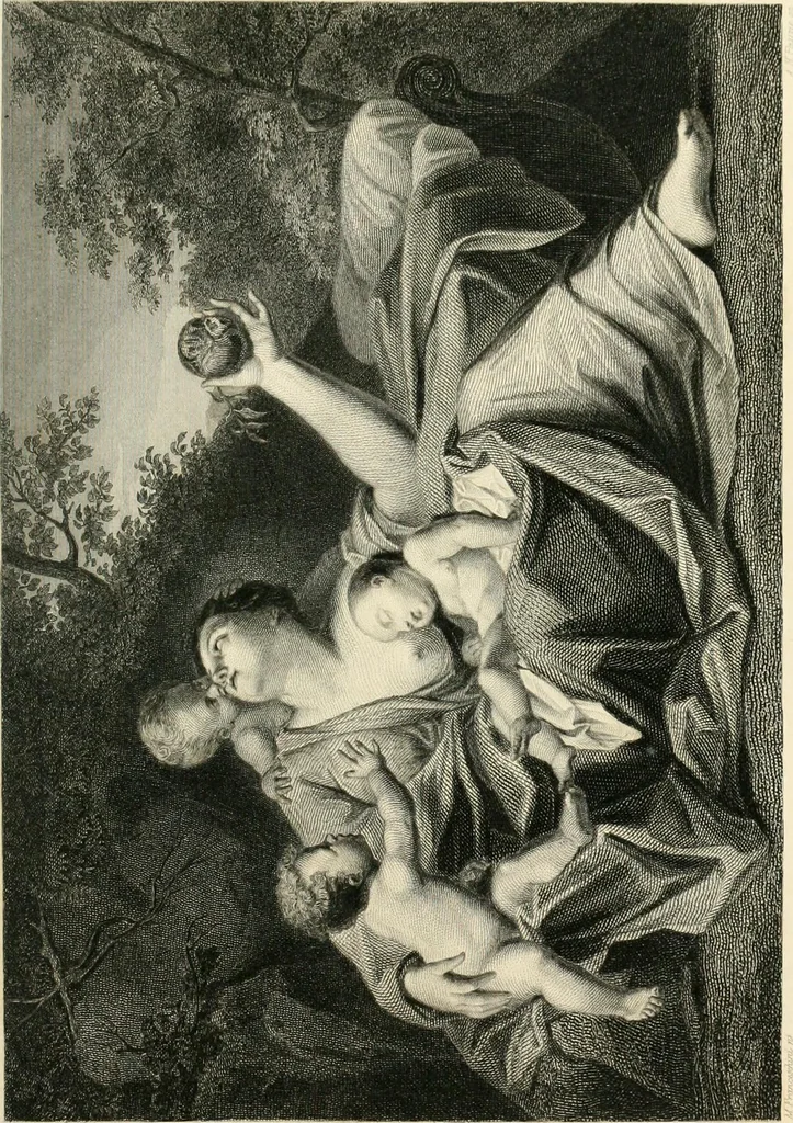 An illustration from The galleries of Vienna; a selection of engravings after the most celebrated pictures in the Imperial gallery of the Belvedere, and from other renowned collections in Vienna. With descriptive text, 1867, leaf 505