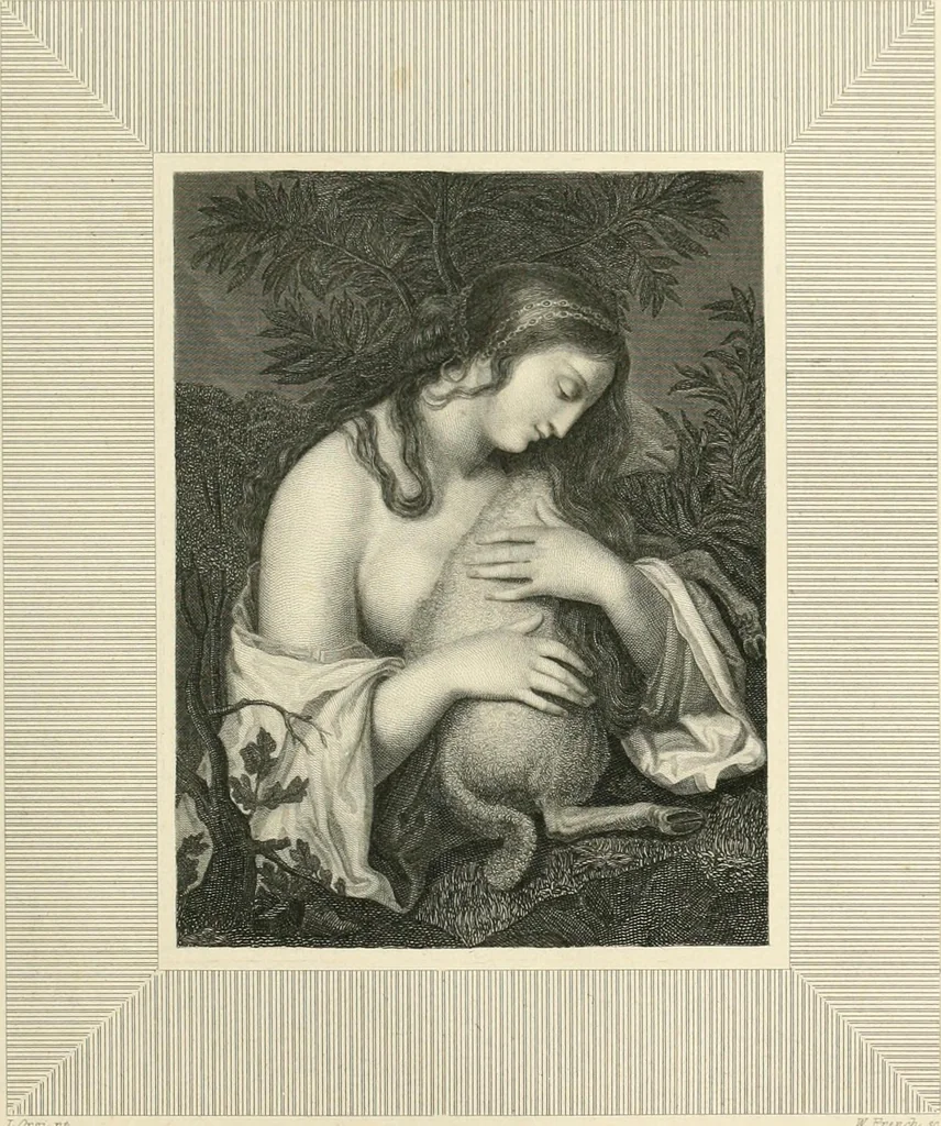 An illustration from The galleries of Vienna; a selection of engravings after the most celebrated pictures in the Imperial gallery of the Belvedere, and from other renowned collections in Vienna. With descriptive text, 1867, leaf 517