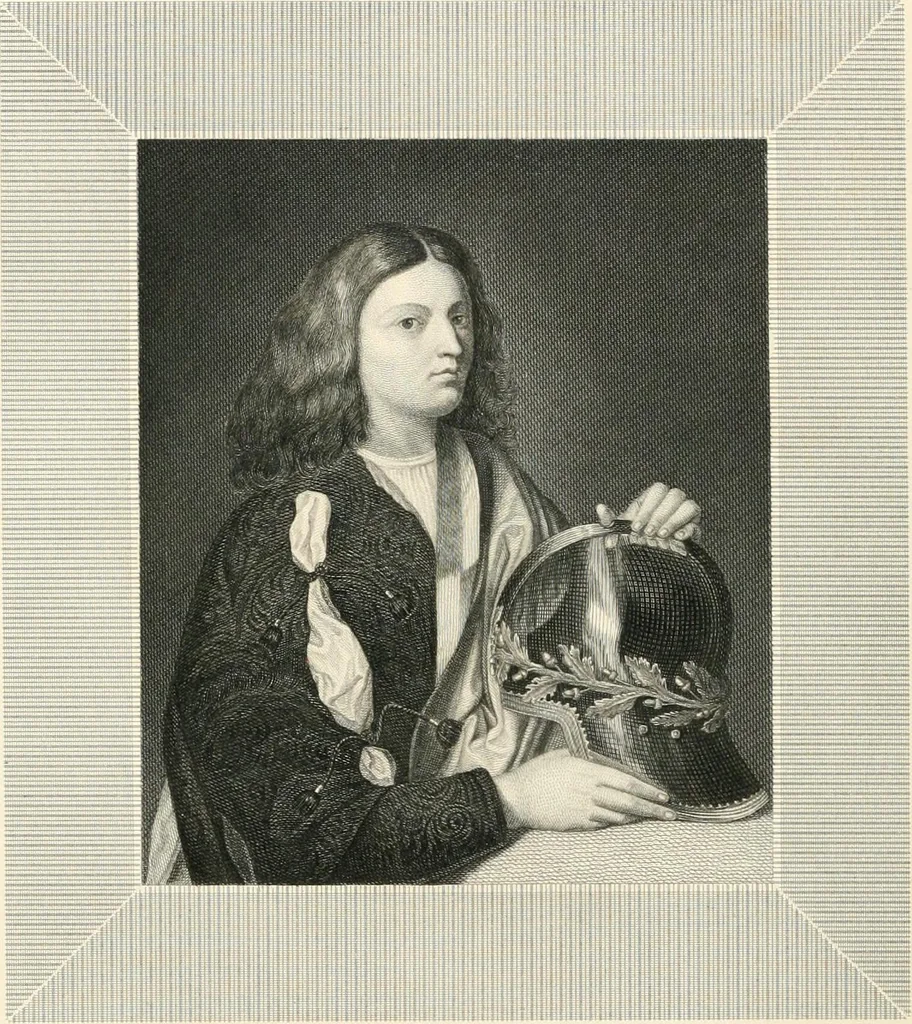 An illustration from The galleries of Vienna; a selection of engravings after the most celebrated pictures in the Imperial gallery of the Belvedere, and from other renowned collections in Vienna. With descriptive text, 1867, leaf 544