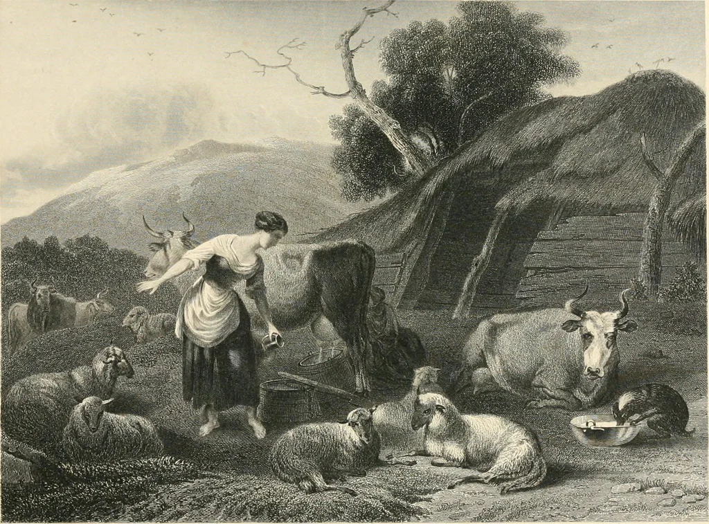 An illustration from The galleries of Vienna; a selection of engravings after the most celebrated pictures in the Imperial gallery of the Belvedere, and from other renowned collections in Vienna. With descriptive text, 1867, leaf 574