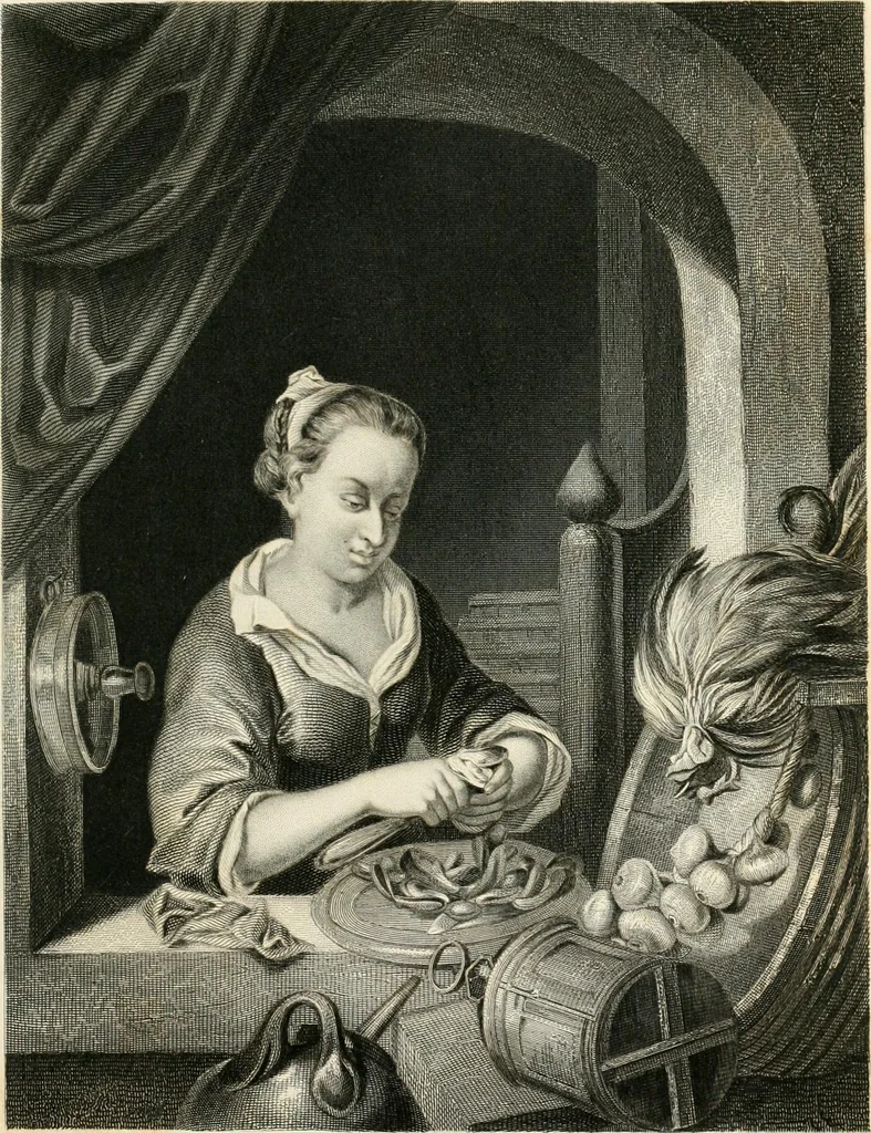 An illustration from The galleries of Vienna; a selection of engravings after the most celebrated pictures in the Imperial gallery of the Belvedere, and from other renowned collections in Vienna. With descriptive text, 1867, leaf 71