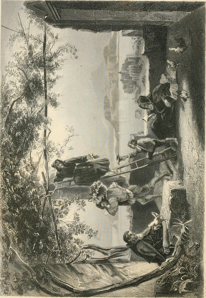 An illustration from The galleries of Vienna; a selection of engravings after the most celebrated pictures in the Imperial gallery of the Belvedere, and from other renowned collections in Vienna. With descriptive text, 1867, leaf 86