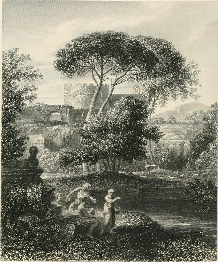 An illustration from The galleries of Vienna; a selection of engravings after the most celebrated pictures in the Imperial gallery of the Belvedere, and from other renowned collections in Vienna. With descriptive text, 1867, leaf 90