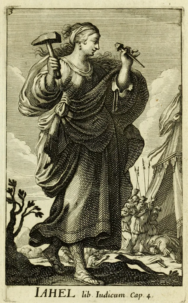 An illustration from Gallerye der uitmuntende vrouwen : of der zelver deugden en ondeugden, in byschriften en sneldichten, vertoond, met verklaaringen konstplaaten verrijkt, 1690, leaf 25