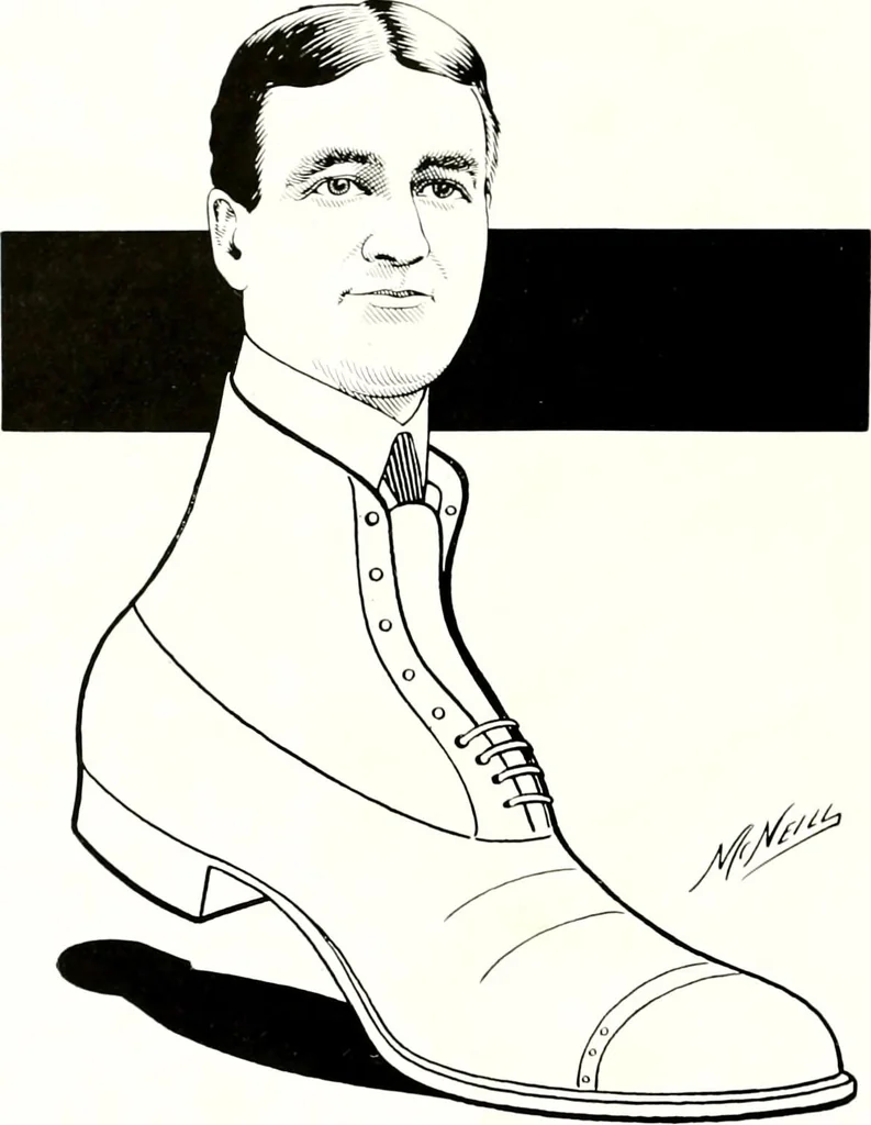 An illustration from A gallery of pen sketches in black and white of "Cincinnatians as we see 'em", 1905, leaf 13