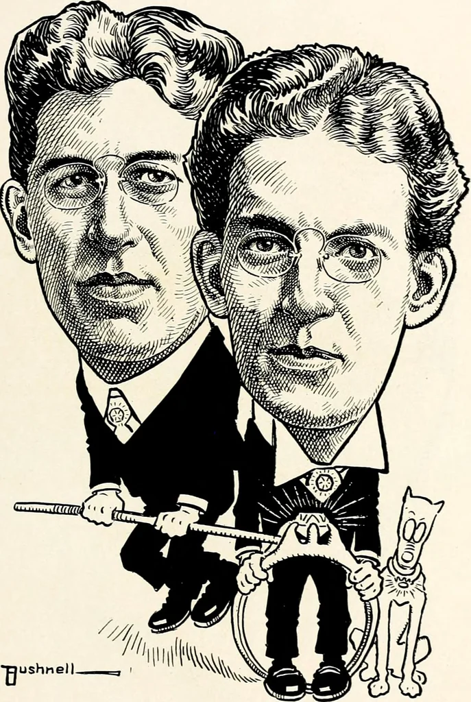 An illustration from A gallery of pen sketches in black and white of "Cincinnatians as we see 'em", 1905, leaf 172