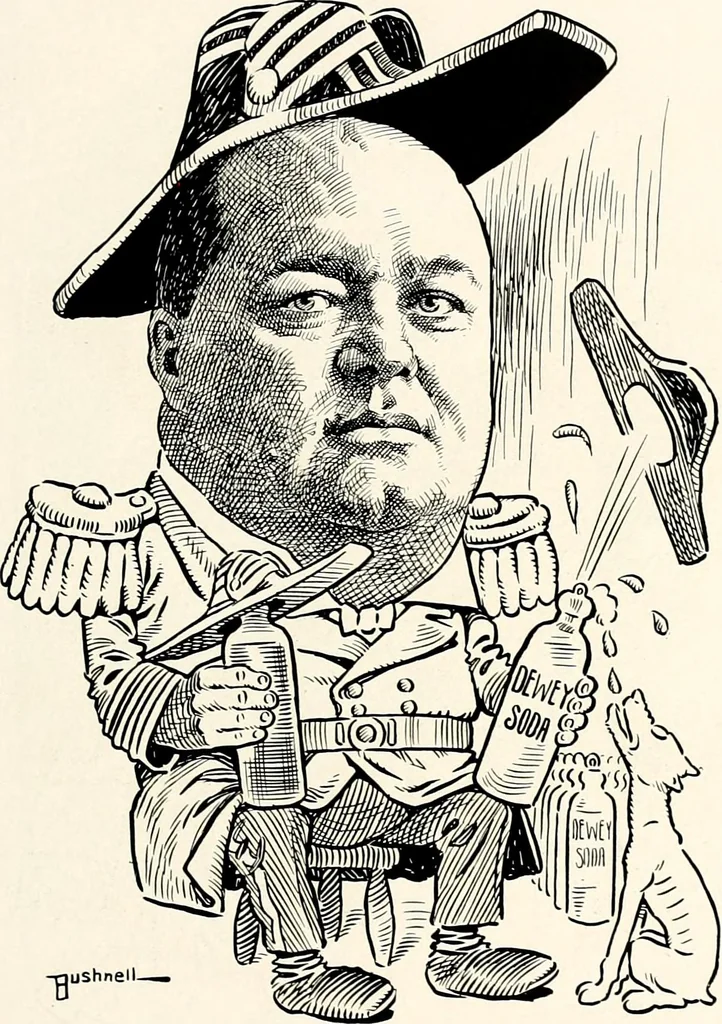 An illustration from A gallery of pen sketches in black and white of "Cincinnatians as we see 'em", 1905, leaf 210