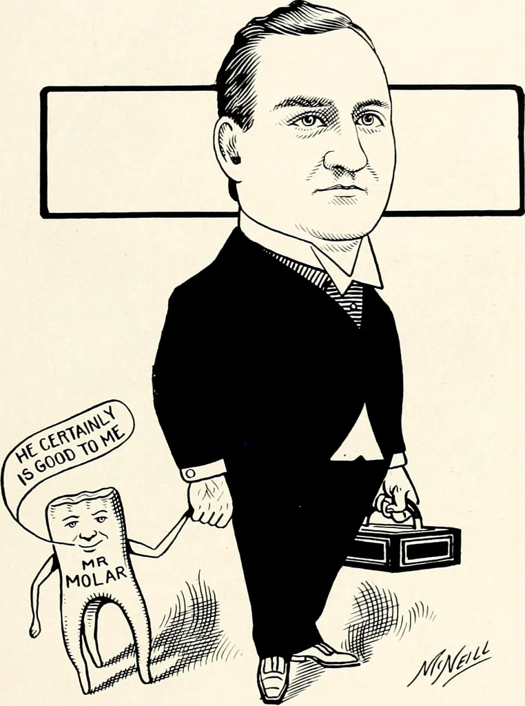 An illustration from A gallery of pen sketches in black and white of "Cincinnatians as we see 'em", 1905, leaf 214