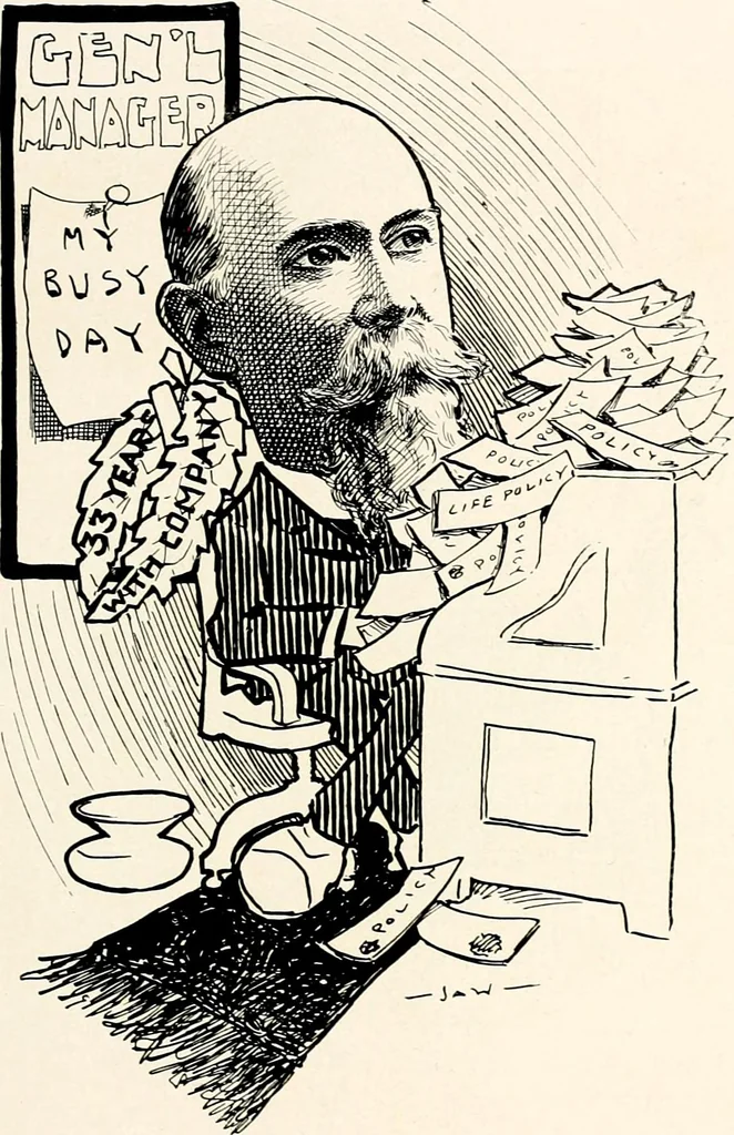 An illustration from A gallery of pen sketches in black and white of "Cincinnatians as we see 'em", 1905, leaf 238
