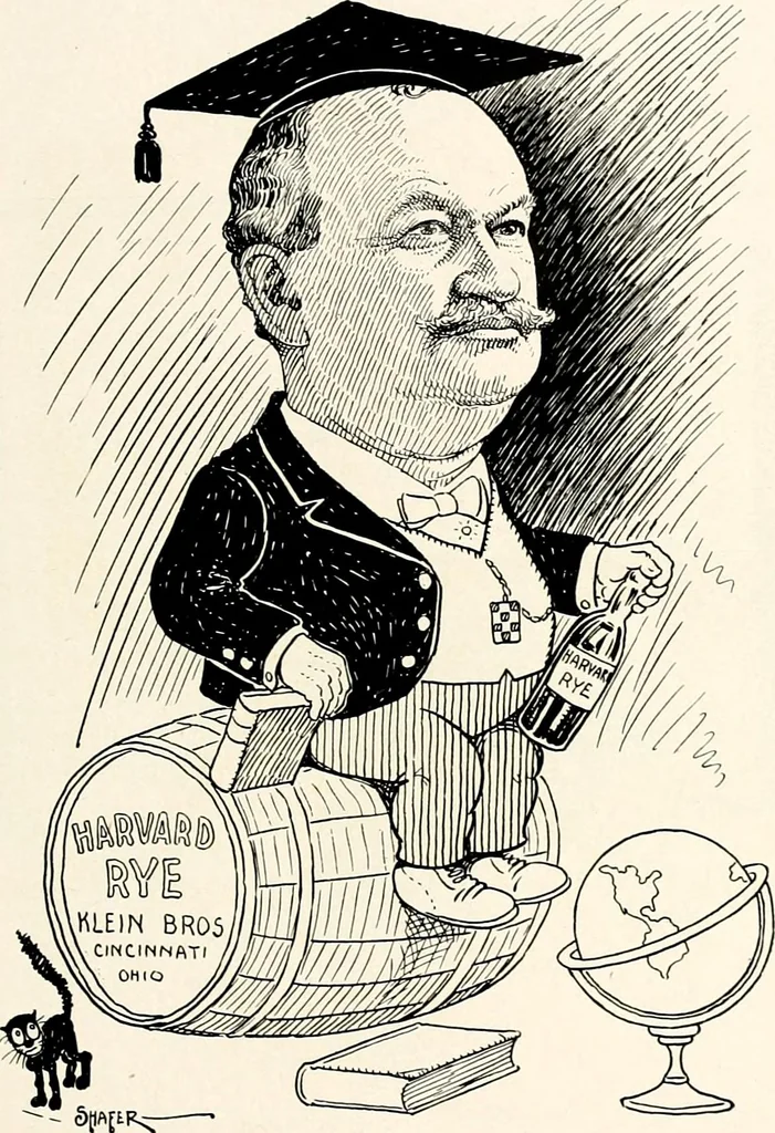An illustration from A gallery of pen sketches in black and white of "Cincinnatians as we see 'em", 1905, leaf 258