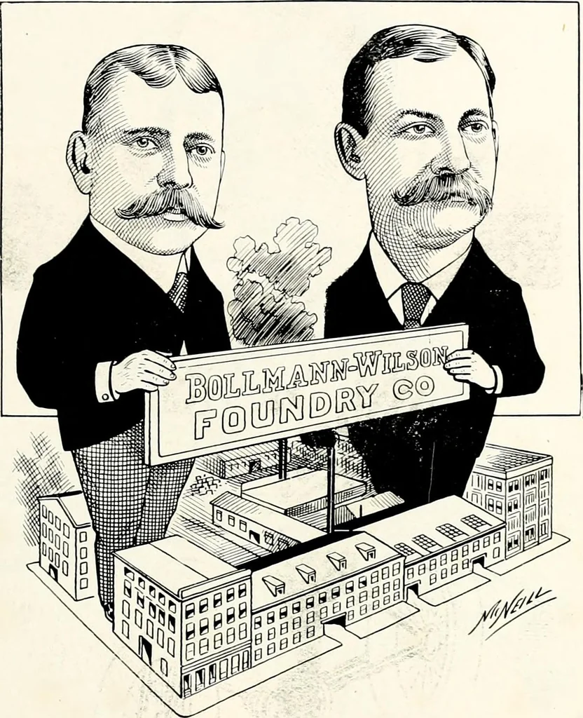 An illustration from A gallery of pen sketches in black and white of "Cincinnatians as we see 'em", 1905, leaf 26