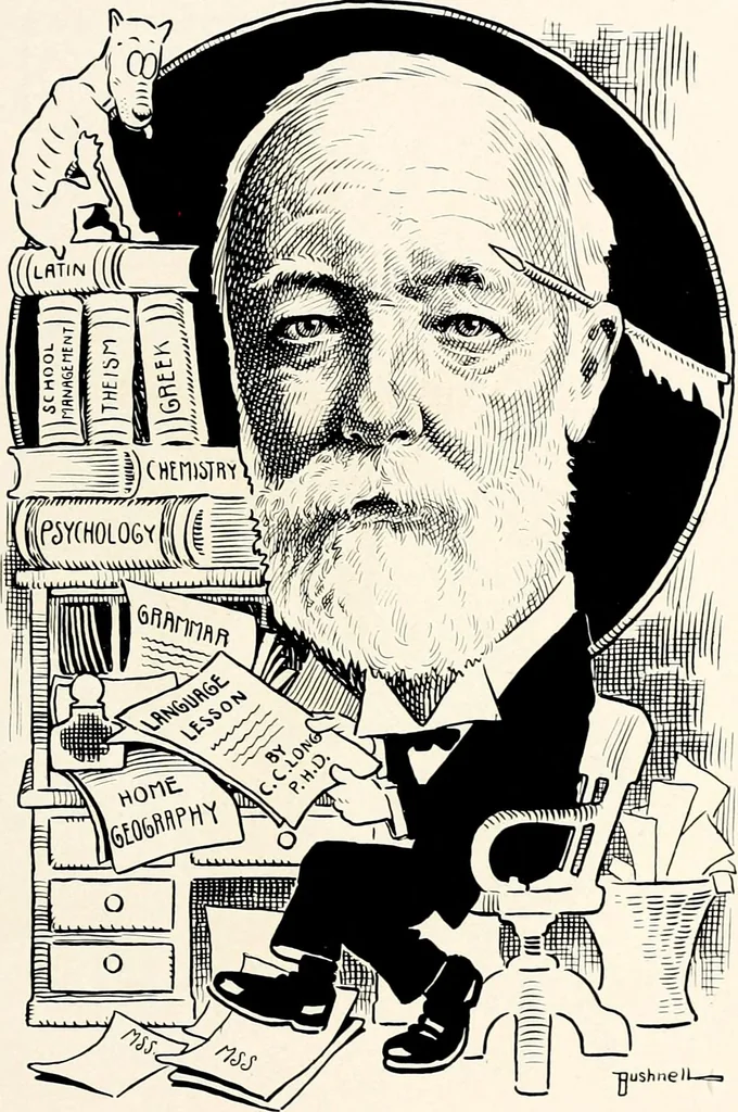 An illustration from A gallery of pen sketches in black and white of "Cincinnatians as we see 'em", 1905, leaf 276