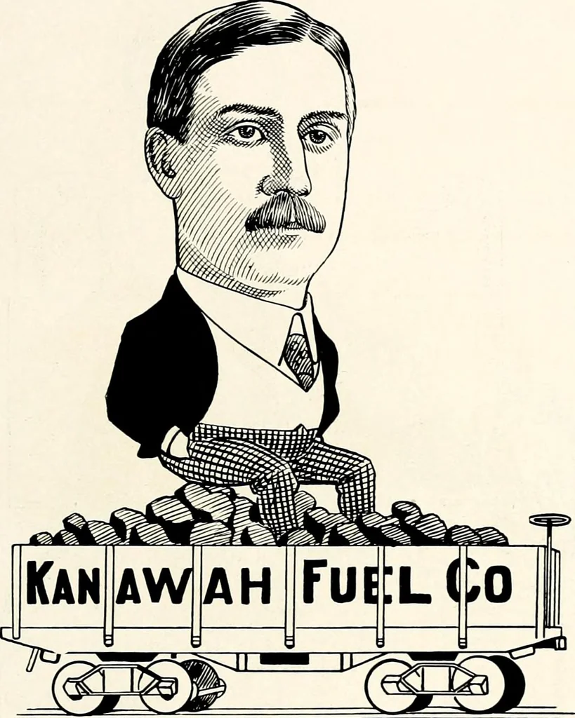 An illustration from A gallery of pen sketches in black and white of "Cincinnatians as we see 'em", 1905, leaf 294