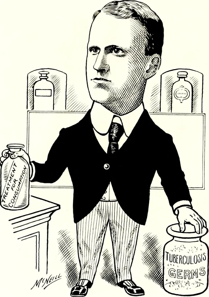 An illustration from A gallery of pen sketches in black and white of "Cincinnatians as we see 'em", 1905, leaf 295
