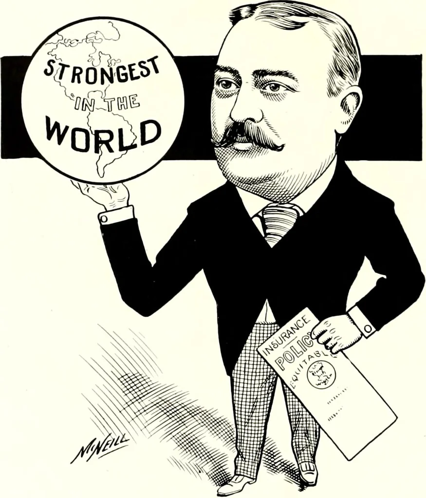 An illustration from A gallery of pen sketches in black and white of "Cincinnatians as we see 'em", 1905, leaf 297