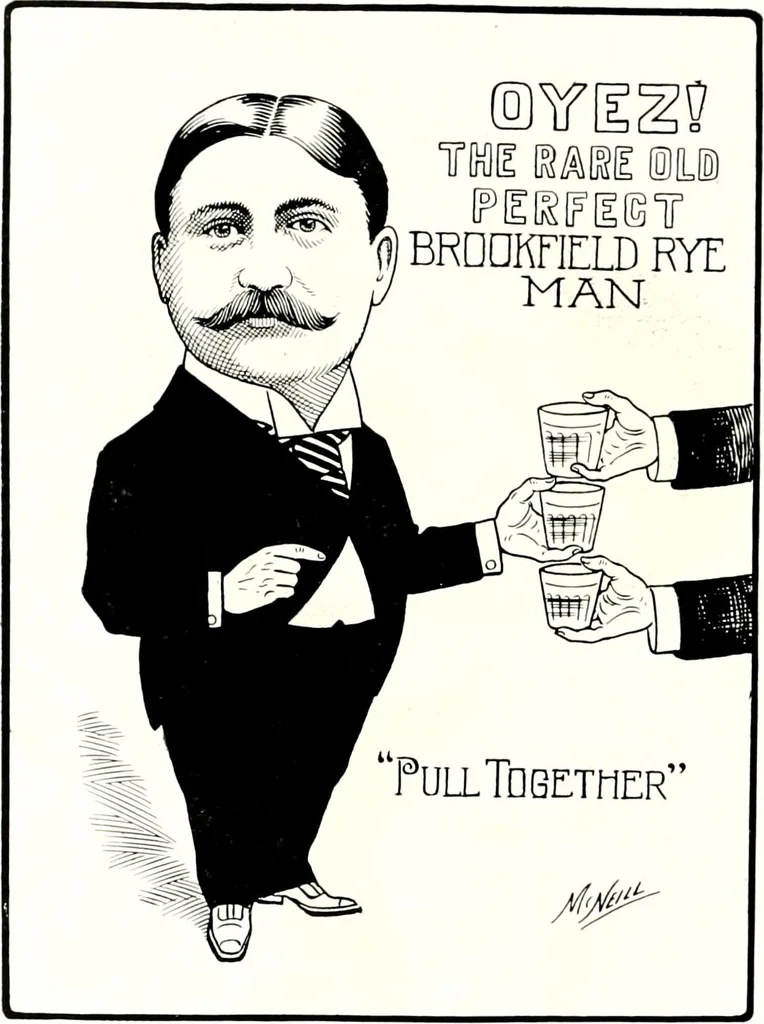An illustration from A gallery of pen sketches in black and white of "Cincinnatians as we see 'em", 1905, leaf 31