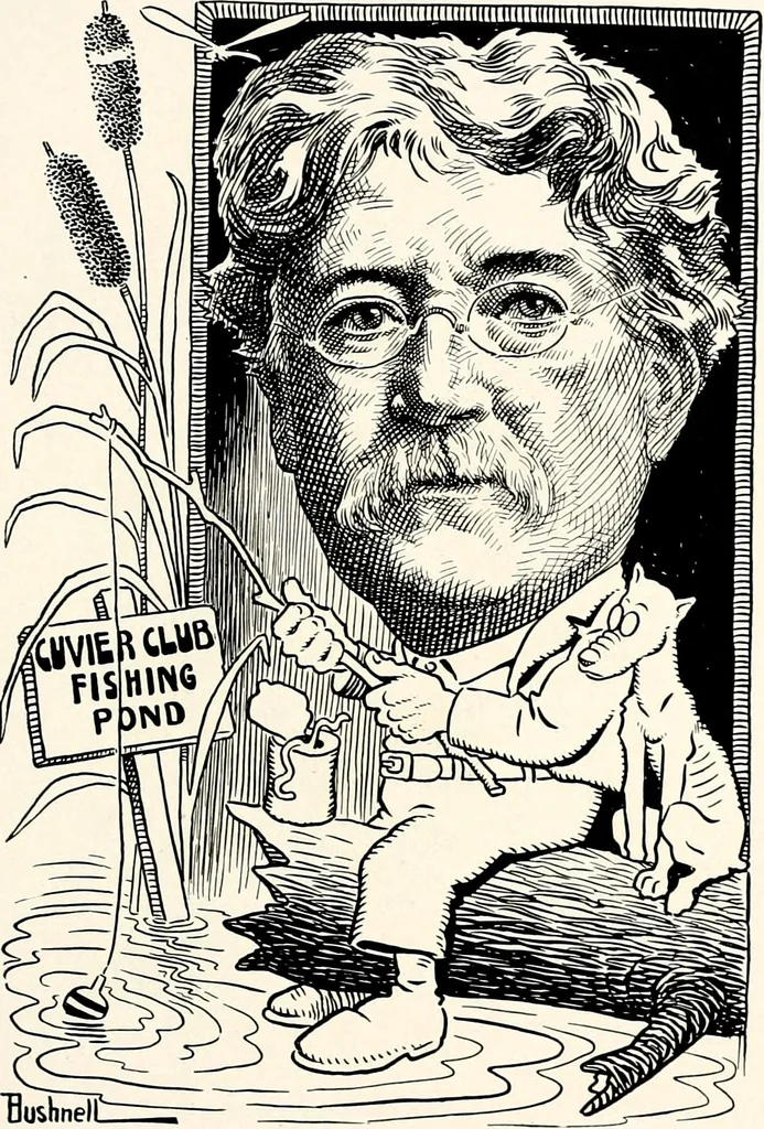An illustration from A gallery of pen sketches in black and white of "Cincinnatians as we see 'em", 1905, leaf 320
