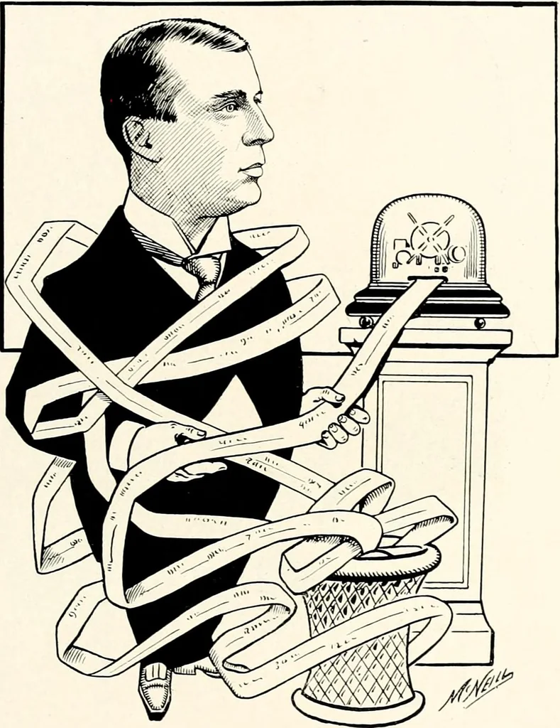An illustration from A gallery of pen sketches in black and white of "Cincinnatians as we see 'em", 1905, leaf 330