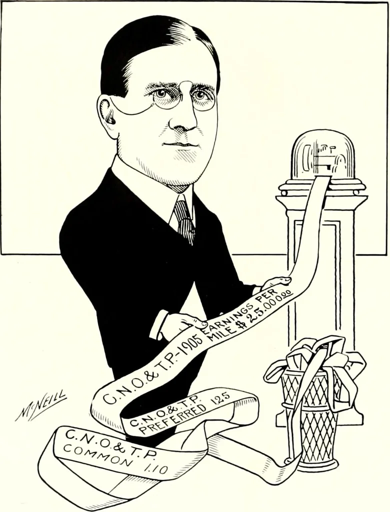 An illustration from A gallery of pen sketches in black and white of "Cincinnatians as we see 'em", 1905, leaf 339