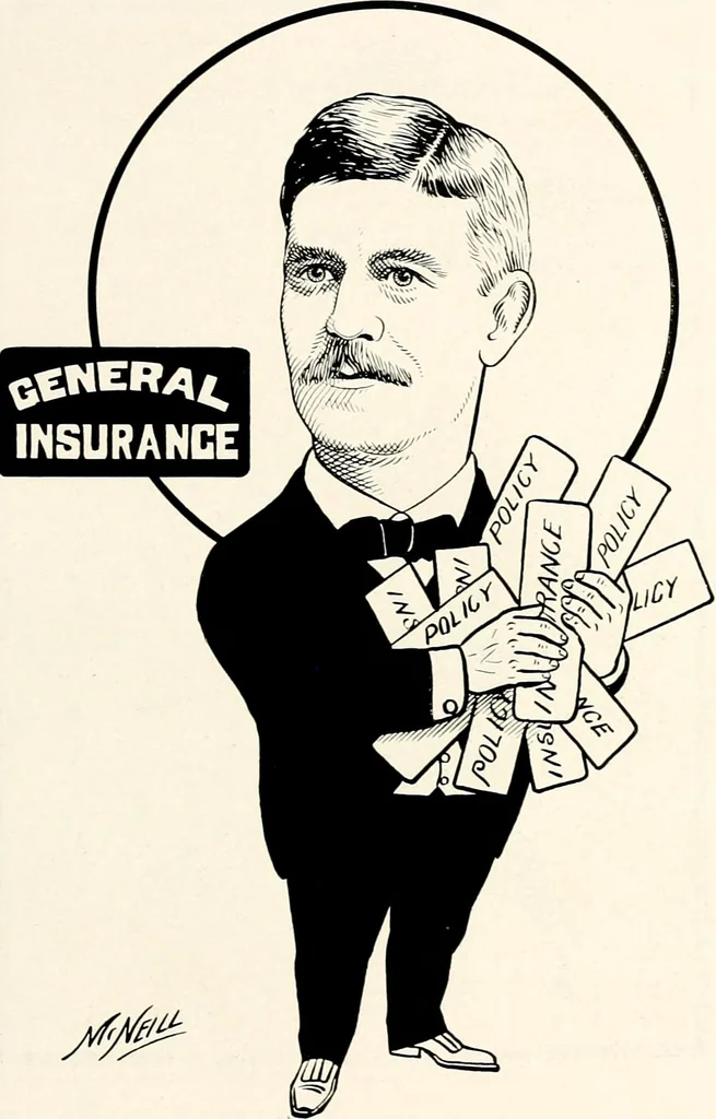 An illustration from A gallery of pen sketches in black and white of "Cincinnatians as we see 'em", 1905, leaf 370