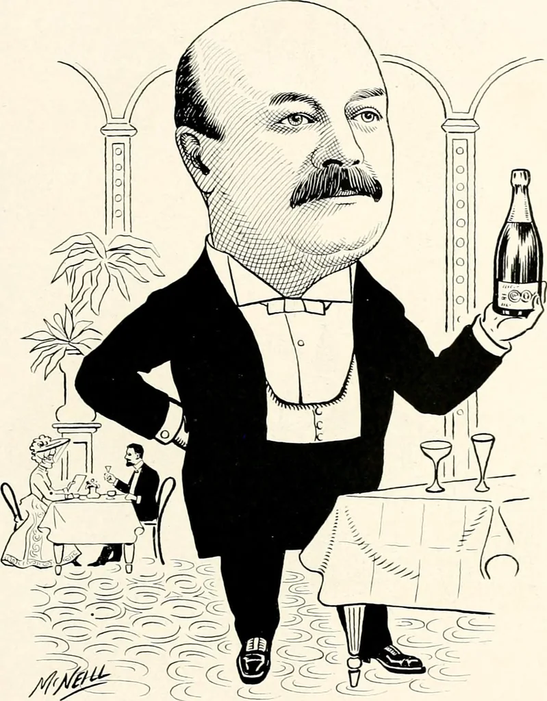 An illustration from A gallery of pen sketches in black and white of "Cincinnatians as we see 'em", 1905, leaf 382