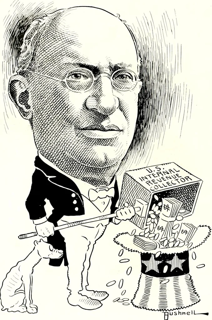 An illustration from A gallery of pen sketches in black and white of "Cincinnatians as we see 'em", 1905, leaf 39