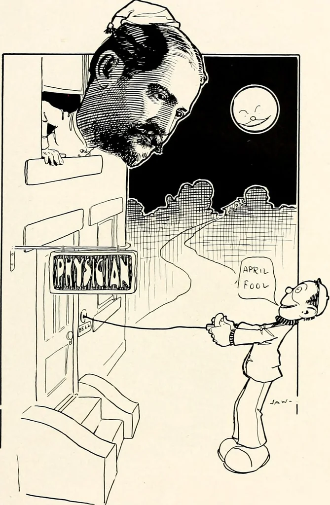 An illustration from A gallery of pen sketches in black and white of "Cincinnatians as we see 'em", 1905, leaf 406