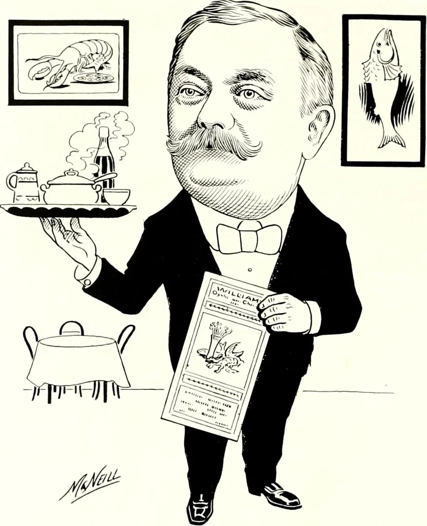 An illustration from A gallery of pen sketches in black and white of "Cincinnatians as we see 'em", 1905, leaf 451