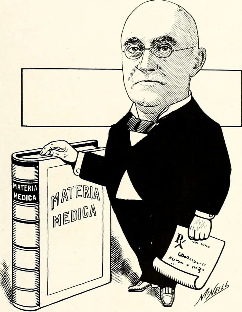 An illustration from A gallery of pen sketches in black and white of "Cincinnatians as we see 'em", 1905, leaf 466