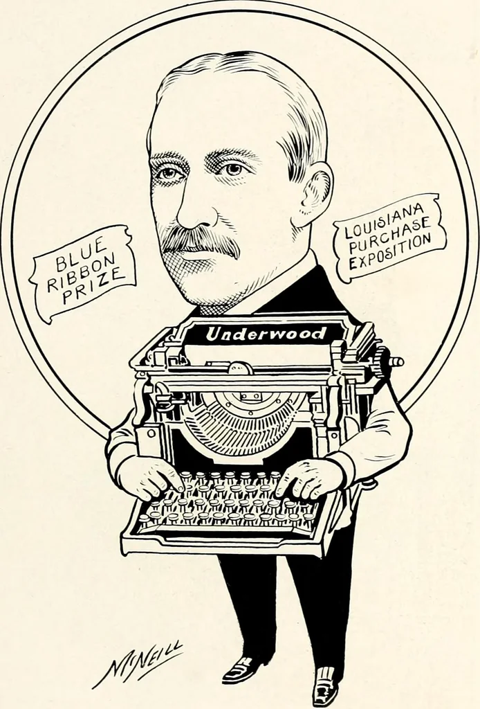An illustration from A gallery of pen sketches in black and white of "Cincinnatians as we see 'em", 1905, leaf 52