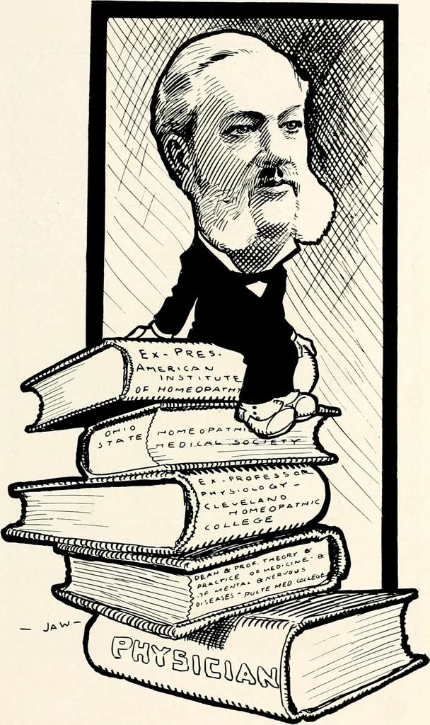 An illustration from A gallery of pen sketches in black and white of "Cincinnatians as we see 'em", 1905, leaf 58