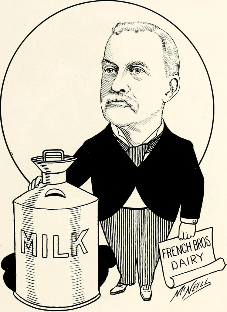 An illustration from A gallery of pen sketches in black and white of "Cincinnatians as we see 'em", 1905, leaf 78