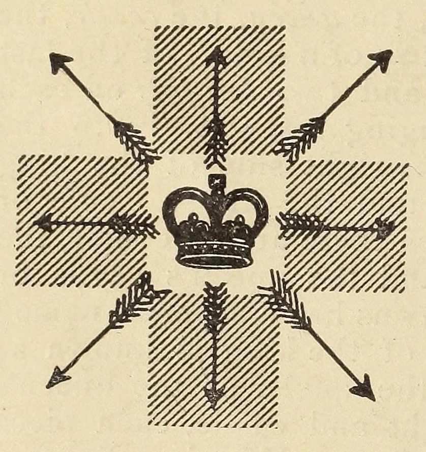An illustration from The game of chess, 1895, leaf 20