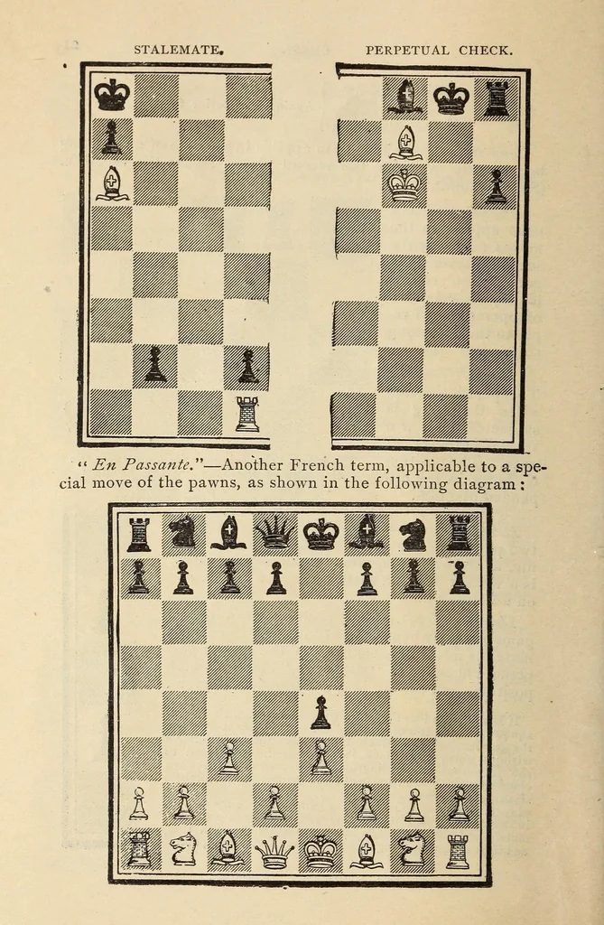 An illustration from The game of chess, 1895, leaf 30
