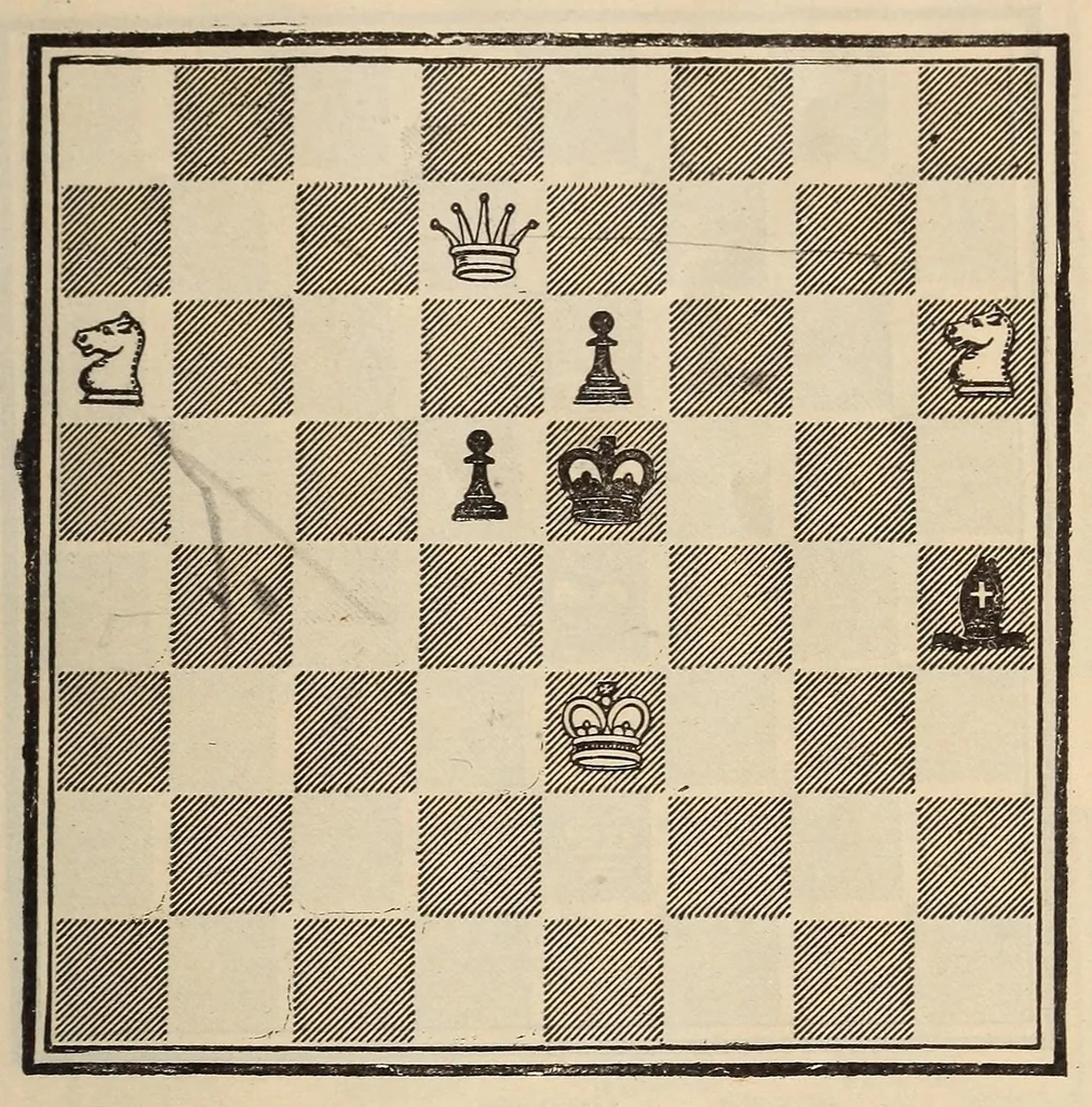 An illustration from The game of chess, 1895, leaf 37