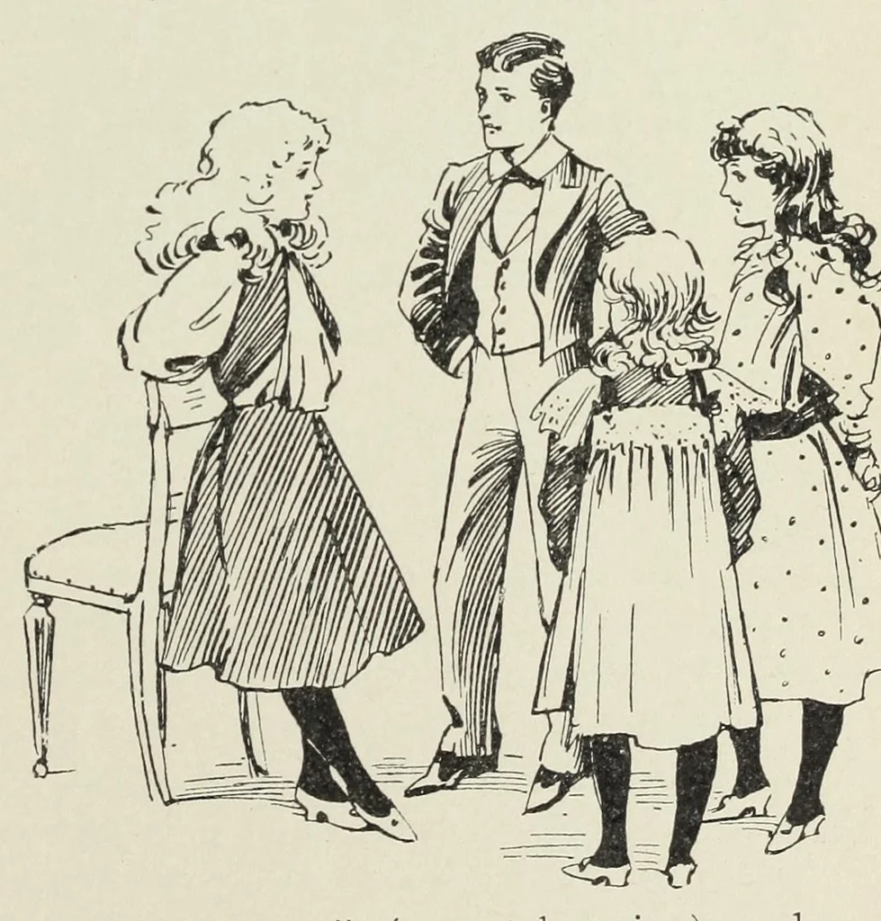 An illustration from The games book for boys and girls : a volume of old and new pastimes, with original illustrations, 1897, leaf 33