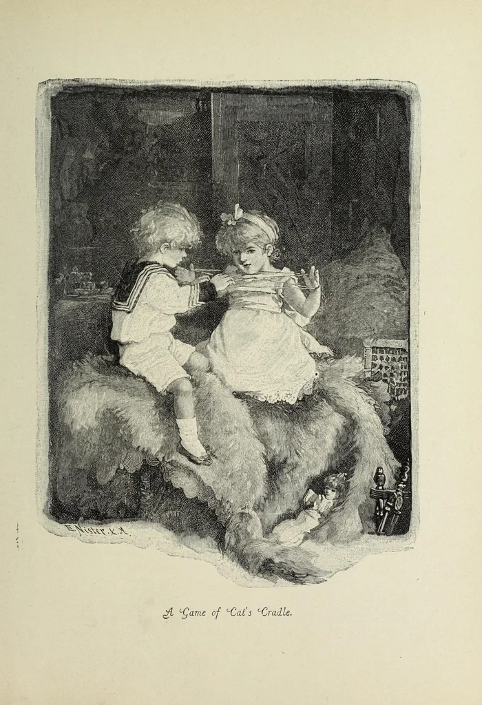 An illustration from The games book for boys and girls : a volume of old and new pastimes, with original illustrations, 1897, leaf 81