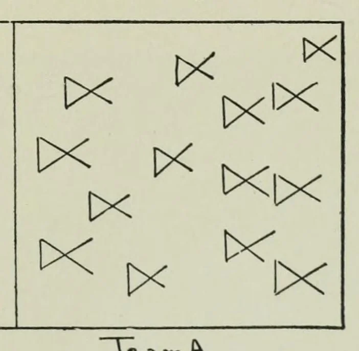 An illustration from Games, contests and relays, 1930, leaf 223