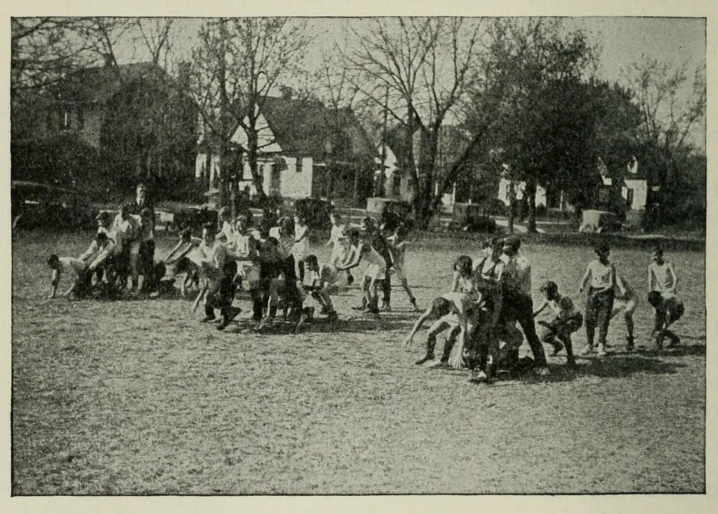 An illustration from Games, contests and relays, 1930, leaf 266