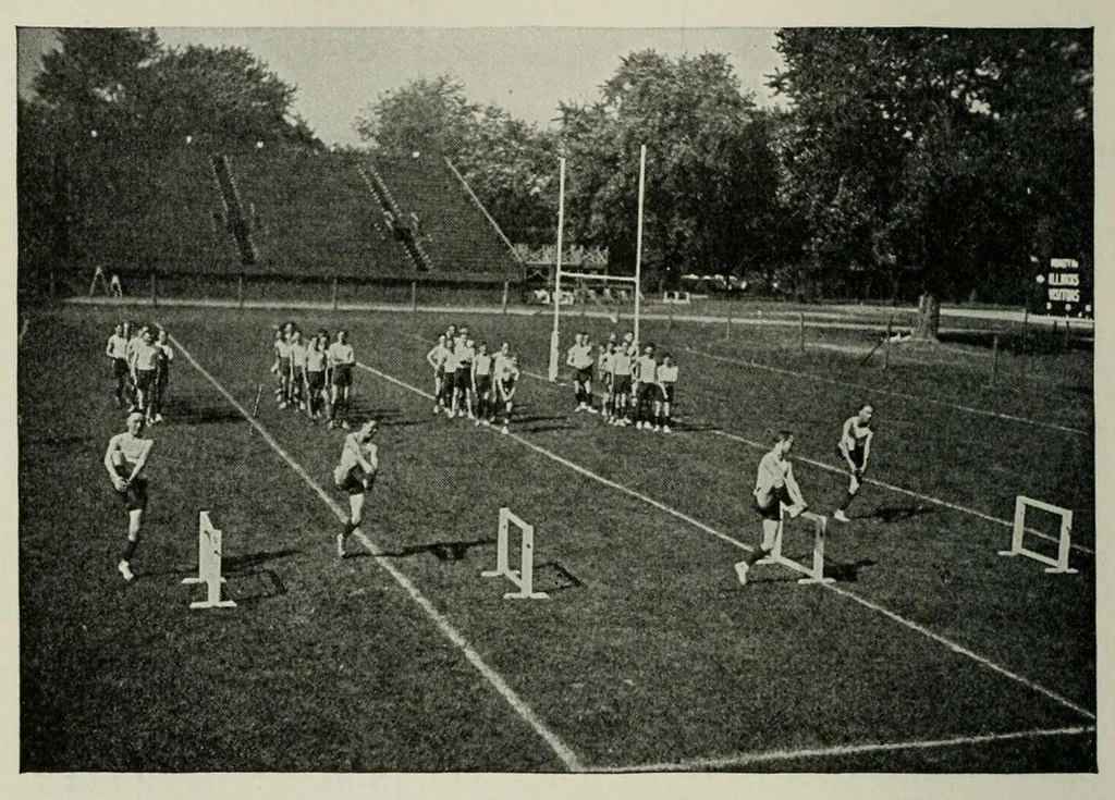 An illustration from Games, contests and relays, 1930, leaf 280