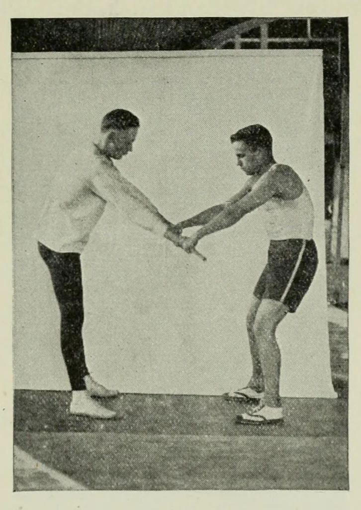 An illustration from Games, contests and relays, 1930, leaf 335