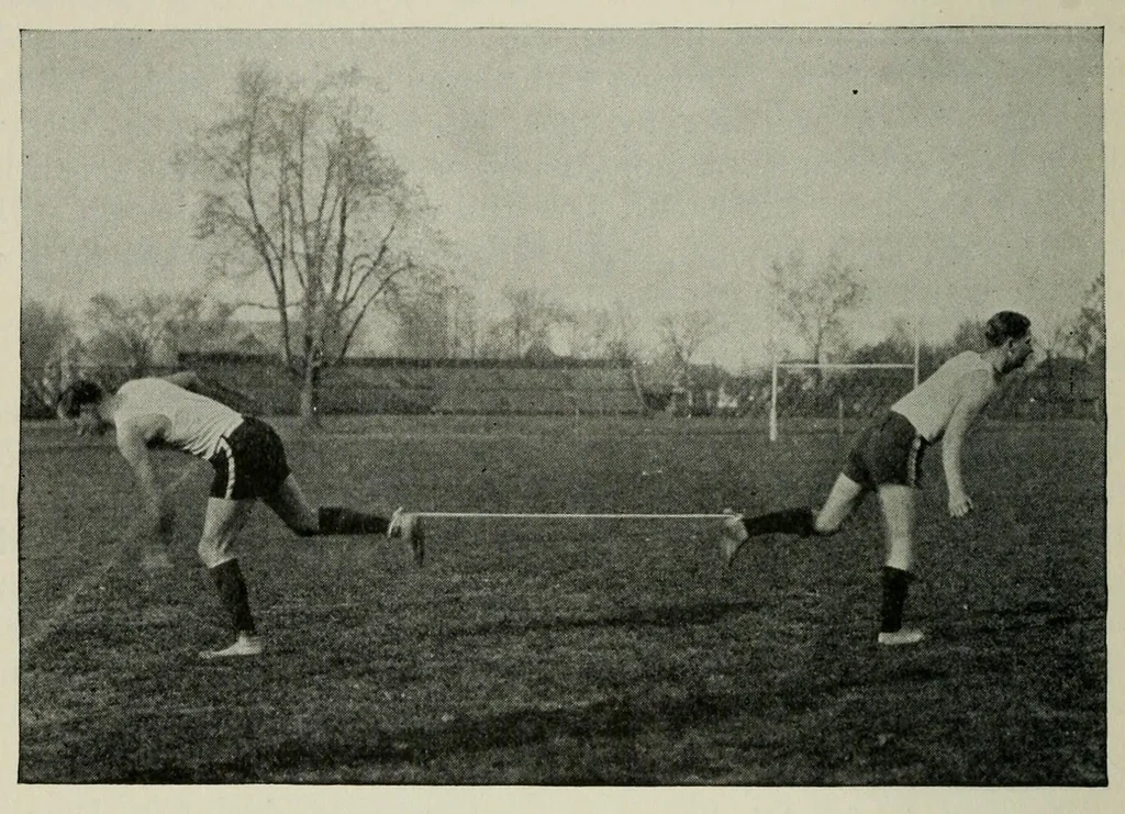 An illustration from Games, contests and relays, 1930, leaf 346