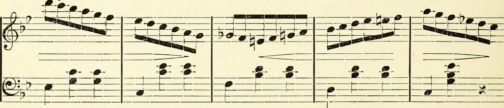 An illustration from Games and dances, a selected collection of games, song-games and dances suitable for schools, play-grounds, gymnastic associations, boys' & girls' clubs, etc, 1920, leaf 141